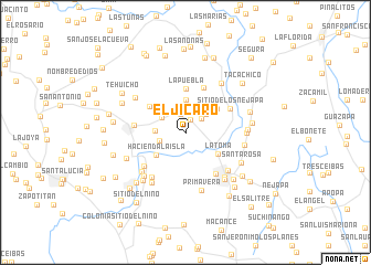 map of El Jícaro