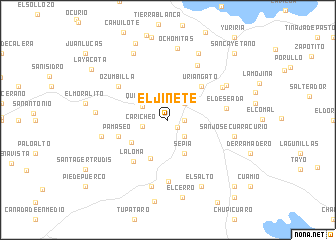 map of El Jinete