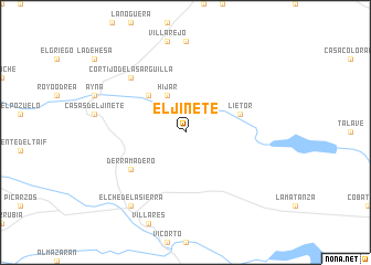 map of El Jinete