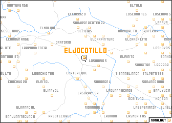 map of El Jocotillo