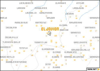 map of El Jovión