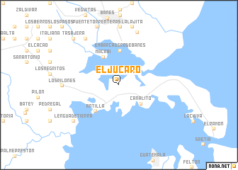 map of El Júcaro