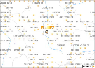 map of El Juez