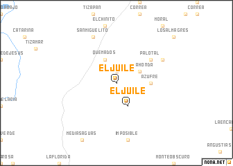 map of El Juile