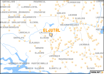 map of El Jutal