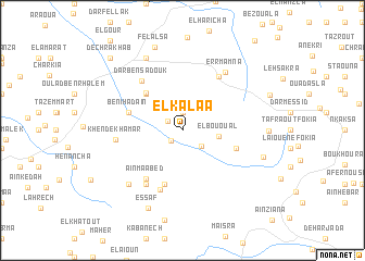 map of El Kalaa