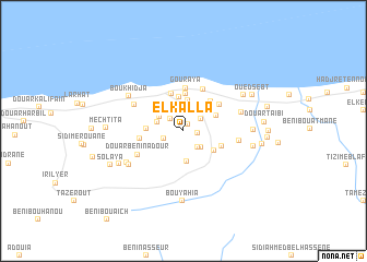 map of El Kalla