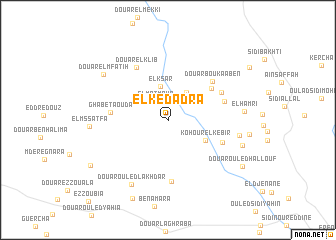 map of El Kedadra