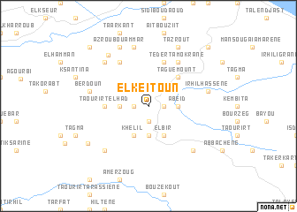 map of El Keïtoun