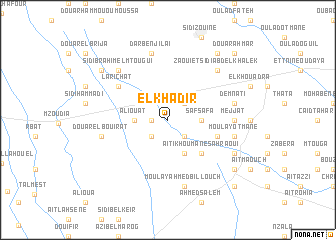 map of El Khadir