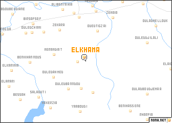 map of El Khama