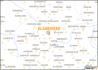 map of El Khemissa