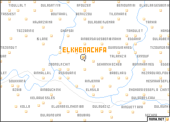 map of El Khenachfa
