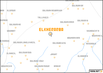 map of El Kherarba