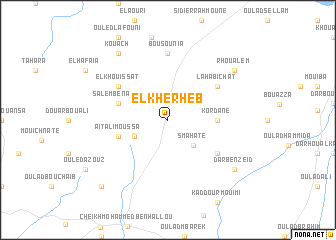 map of El Kherheb