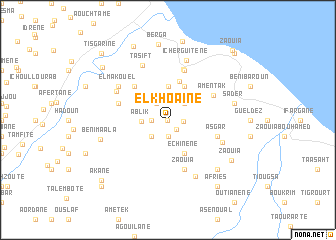 map of El Khoaine