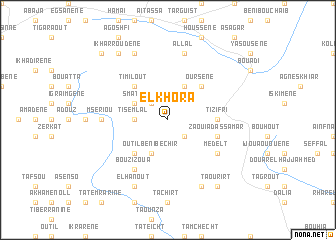 map of El Khora