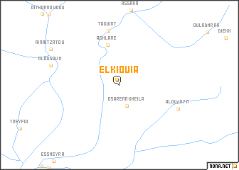 map of El Kiouia