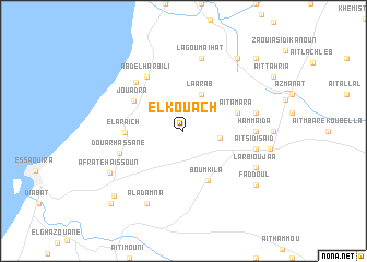 map of El Kouach
