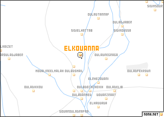 map of El Kouanna