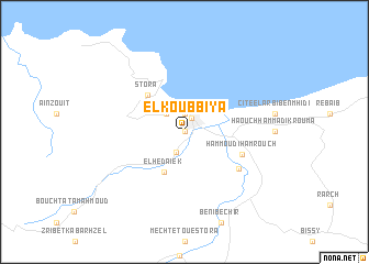map of El Koûbbîya