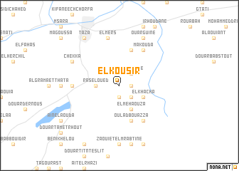 map of El Kousir