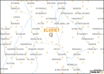 map of El Kriet