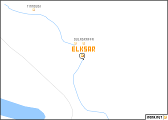 map of El Ksar