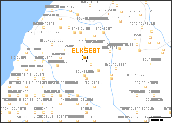 map of El Ksebt