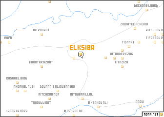 map of El Ksiba