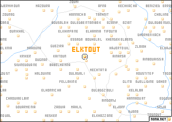 map of El Ktout