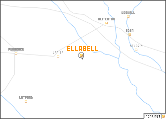 map of Ellabell