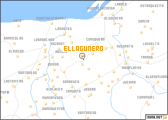 map of El Lagunero