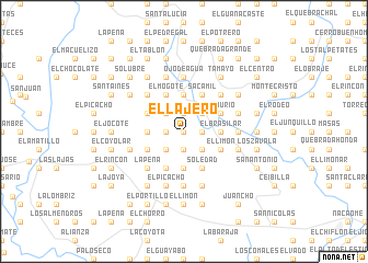 map of El Lajero
