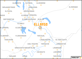 map of El Largo