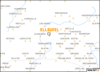 map of El Laurel