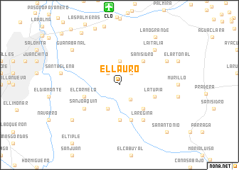 map of El Lauro