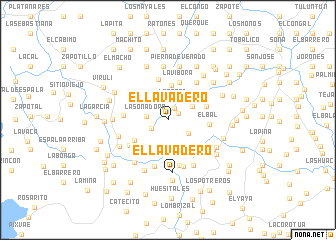 map of El Lavadero