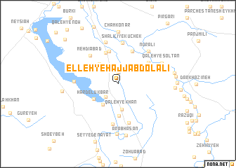 map of ‘Elleh-ye Ḩājj ‘Abd ol ‘Alī