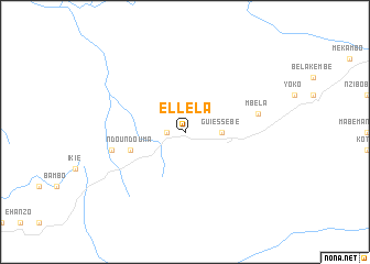 map of Elléla