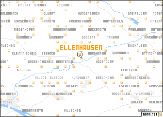 map of Ellenhausen