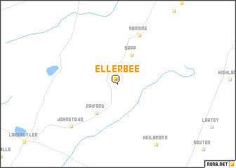 map of Ellerbee