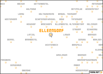 map of Ellerndorf