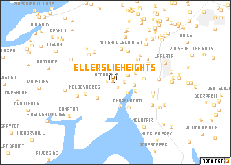 map of Ellerslie Heights