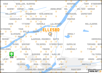 map of Ellesbo