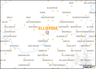 map of Ellierode