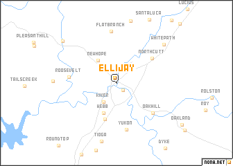 map of Ellijay