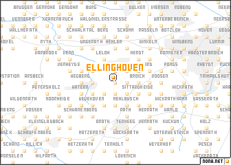 map of Ellinghoven