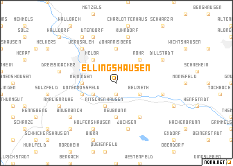 map of Ellingshausen