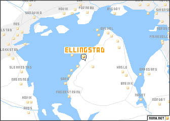 map of Ellingstad